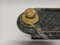 Late 19th Century Inkwell in Gilded Bronze & Green Marble 7