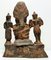 Khmer Triad Buddha Group, 1450s, Bronze, Set of 3 14