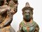 Khmer Triad Buddha Group, 1450s, Bronze, Set of 3, Image 11