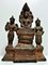 Khmer Triad Buddha Group, 1450er, Bronze, 3er Set 1