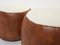 Leather and Bouclé Croissant Sofas by Raphael Raffel, 1970s, Set of 2, Image 3