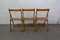 Chaises de Jardin Pliantes Mid-Century de Clairitex, France, Set de 3 2