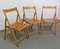 Mid-Century French Garden Dining Folding Chairs from Clairitex, Set of 3 4