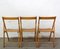 Chaises de Jardin Pliantes Mid-Century de Clairitex, France, Set de 3 5