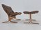 Mid-Century Lounge Chair & Ottoman by Ingmar Relling for Westnofa, Norway, 1970s, Set of 2 5