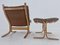 Mid-Century Lounge Chair & Ottoman by Ingmar Relling for Westnofa, Norway, 1970s, Set of 2 12