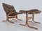 Mid-Century Lounge Chair & Ottoman by Ingmar Relling for Westnofa, Norway, 1970s, Set of 2 3