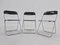Mid-Century Plia Folding Chairs by Giancarlo Piretti from Castelli, 1960s, Set of 3, Image 2
