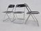 Mid-Century Plia Folding Chairs by Giancarlo Piretti from Castelli, 1960s, Set of 3 10