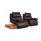 Dark Brown Leather Free Motion Edit 3 Two-Seater Sofa from Koinor 10