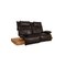 Dark Brown Leather Free Motion Edit 3 Two-Seater Sofa from Koinor 4