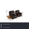 Dark Brown Leather Free Motion Edit 3 Two-Seater Sofa from Koinor 2