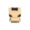 Cream Leather Solo 699 Armchair from WK Wohnen 8