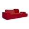 Red Orange Fabric Polder Three-Seater Sofa from Vitra 7