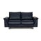 Blaues Leder E300 Zwei-Sitzer Sofa von Stressless 1