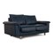 Blaues Leder E300 Zwei-Sitzer Sofa von Stressless 8
