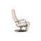 Fauteuil en Cuir Blanc de Brühl 11