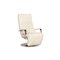 Fauteuil en Cuir Blanc de Brühl 1