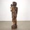 Gottheits-Statue in geschnitztem Holz, Indien 9