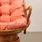 Swivel Armchair in Wicker, Italy, 1980s, Image 6