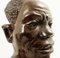 Mid-Century African Wenge Wood Bust by Alphonse Olivier, 1960s 2