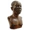 Mid-Century African Wenge Wood Bust by Alphonse Olivier, 1960s, Image 1