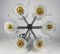 Space Age Murano Glass Chandelier from Mazzega, 1960s-1970s 8
