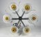 Space Age Murano Glass Chandelier from Mazzega, 1960s-1970s, Image 8