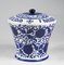 Majolica Keramik Vase aus Kirschholz von Franciscan Gualdo, 1950er 2