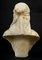 Guglielmo Pugi, Bust of a Woman, Late 19th or Early 20th Century, Alabaster, Image 4