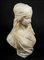 Guglielmo Pugi, Busto de mujer, finales del siglo XIX o principios del siglo XX, Alabastro, Imagen 2