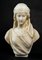 Guglielmo Pugi, Bust of a Woman, Late 19th or Early 20th Century, Alabaster 7