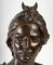 Raymond Guimberteau, Fin du 19ème Siècle, Buste de Diane, Bronze 2