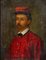 Desconocido, retrato de soldado Garibaldini, pintura al óleo original, siglo XIX, Imagen 1