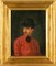 Unknown, Portrait of Garibaldini Soldier, Original Oil Painting, 19th Century, Framed, Image 1