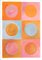 Natalia Roman, Sunset Pink and Orange Tile Diptych, 2022, Acrylic on Watercolor Paper 4