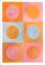 Natalia Roman, Sunset Pink und Orange Fliesen Diptychon, 2022, Acryl auf Aquarellpapier 4