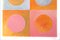 Natalia Roman, Sunset Pink and Orange Tile Diptych, 2022, Acrylic on Watercolor Paper 7