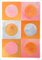 Natalia Roman, Sunset Pink and Orange Tile Diptych, 2022, Acrylic on Watercolor Paper, Image 3