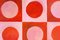Natalia Roman, Sunset Fliesenmuster in Rot und Pink, 2022, Acryl auf Aquarellpapier 5