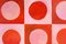 Natalia Roman, Sunset Tile Pattern in Red and Pink, 2022, Acrylic on Watercolor Paper, Image 5