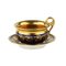 Cobalt Cup with Saucer, France, 19th Century, Set of 2, Image 1