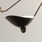 Mid-Century Modern Black Spider Ceiling Lamp with Five Fixed Arms by Serge Mouille 6
