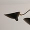 Mid-Century Modern Black Spider Ceiling Lamp with Five Fixed Arms by Serge Mouille 4