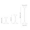 Jazz Kerzenhalter aus Stahl mit Messingbeschichtung von Max Bruel, 4er Set 15