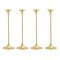 Jazz Candleholders in Steel with Brass Plating by Max Bruel, Set of 4 5