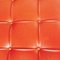 Mid-Century Modern Italian Orange Red Leather Daybed, 1970s, Image 6