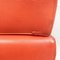 Mid-Century Modern Italian Orange Red Leather Daybed, 1970s 12