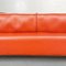 Mid-Century Modern Italian Orange Red Leather Daybed, 1970s 9