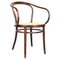 Polnischer Mid-Century Stuhl aus Holz & Stroh von ZPM Radomsko für Thonet, 1960er 1